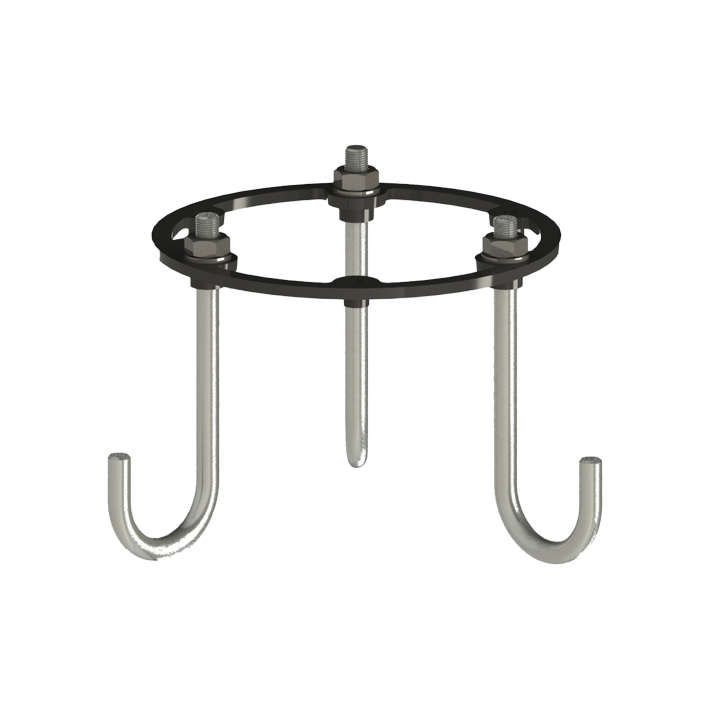 KIT.010 - Ground anchoring anchor bolts/centring plate