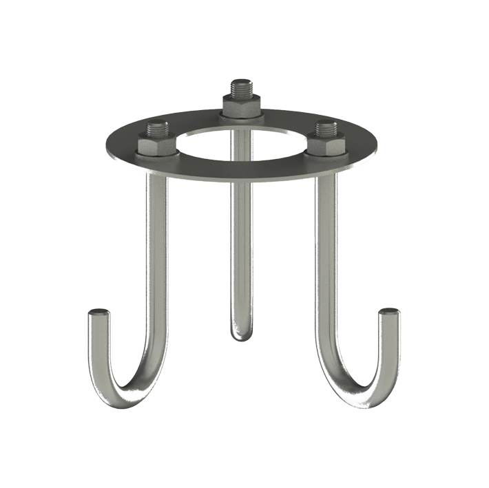 KIT.031 - Ground anchoring anchor bolts/centring plate