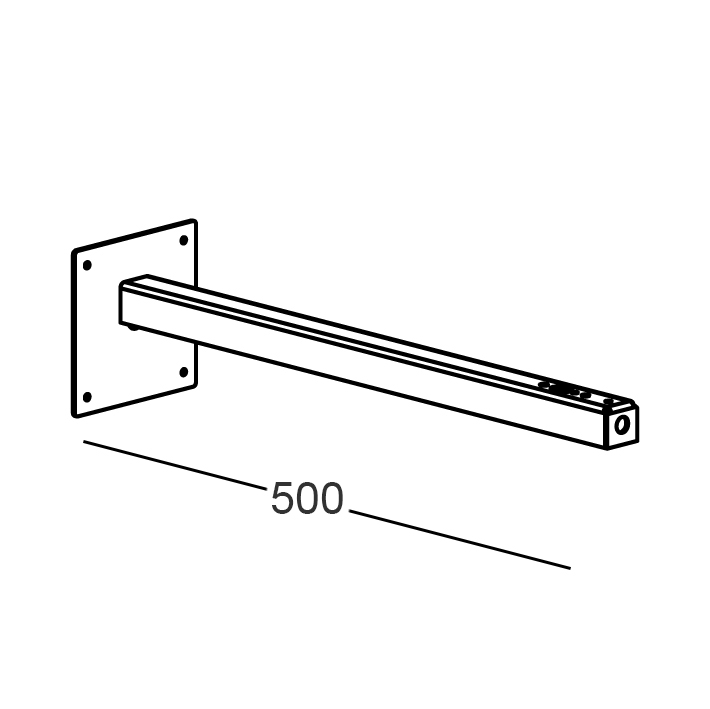 KIT.036 - Extension arm for wall